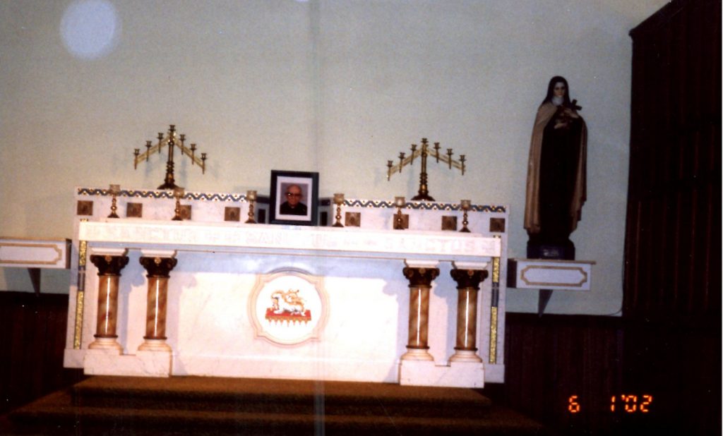 Wall Alter after statues were removed